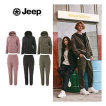 [지프] ○ JEEP 여성 23FW 소프트 웜 우븐 셋업 2종 (자켓+팬츠)