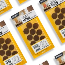 철공자 오공 부직포 원25 식탁 가구 의자 다리 소음 방지 패드 커버 층간소음 바닥보호, 포장형 1개입 EA +캔디