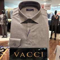 [바찌] 남성봄가을긴팔슬림핏보들보들구김없는스트레치그레이색 셔츠VD1L3BS514G0