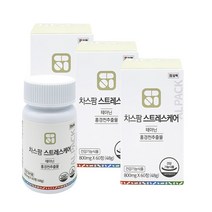 알팩 스트레스케어 L테아닌 홍경천추출물, 3병(800mg x 180정)