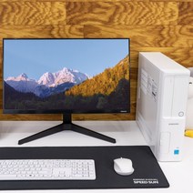 삼성데스크탑 A24A 24인치모니터 코딩 패키지 초중 코딩용 신학기 컴퓨터 인텔 12th 펜티엄 데스크탑 한컴증정, 에듀팩2(24R+128G+램16G), A-A24AW(화이트)+한컴2022