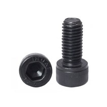 흑착색 육각 렌치 볼트 SCM 렌치볼트 평 와샤 스프링 와샤 육각 너트, M10, M10 x 100 mm