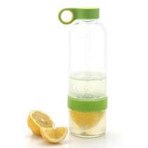 휴대용 간편한 레몬디톡스 워터보틀 800L 밀폐용기 스포츠 나들이 학생, 오렌지 (Orange)