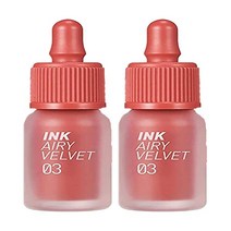 페리페라 잉크 에어리 벨벳 립틴트 카툰 코랄 03 4g 2개