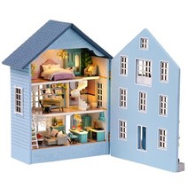 공예 키트 diy DIY 크리에이티브 나무 3D 프레임 핸드메이드 앨범 미니어처 인형 집 장난감 너트 스테이션, [24] O