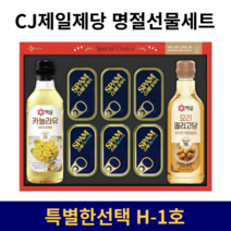 CJ제일제당 명절선물세트 스팸 카놀라유 복합, 04 CJ 특별한선택 H-1호, 1개