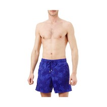 빌레브레퀸 아쿠아 액티브 프린트 수영 반바지 - 퍼플 블루