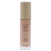 Max Factor 래디언트 리프트 리퀴드 펌프 미디엄 풀 커버리지 래디언트 피니쉬 파운데이션 SPF30 및 히알루론산 065 로즈 베이지 미디엄 스킨 톤 30ml 맥스팩터, 65 Rose Beige