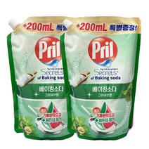 헨켈 프릴 베이킹소다 그린허브 리필 1000ml x2, 2개