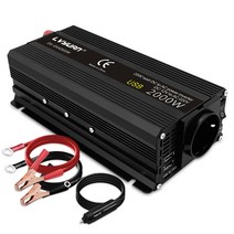 차량용컨버터 car 인버터 12v 220v power 500w1500w2000w converter 2 usb eu socket webasto 12 volts auto 220 v, 12v 220v 2000w