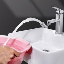 돌아가는 수전꼭지 직수 워터탭 세면대 씽크대 아기비데 손닦기 수전헤드 교체 쉬운, 상품선택