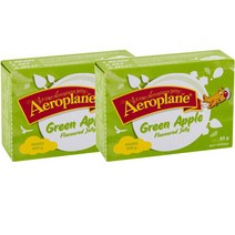 에어로플레인 젤리 그린 애플 맛 85g Aeroplane Jelly Green Apple Flavour, 2팩