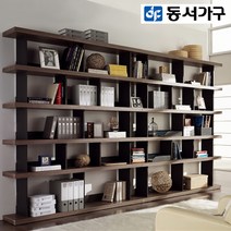 동서가구 본 블랙우드 3200책장세트 DF905430