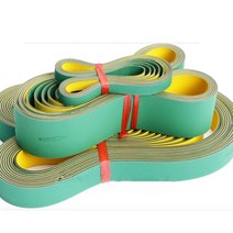 컨베이어 벨트 컨베어 콘베어 콘베이어 롤러 로라 둘레: 2240 × 40 2mm 노란색 녹색 나일론 베이스 밴드, 한개옵션0