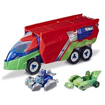 PJ Masks 런칭 시커 유치원 장난감 변신 차량 놀이 세트 자동차 2개 액션 피규어 2개 등 포함