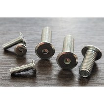 스텐304 초극저두 렌치볼트 ULTRA LOW타입 M3x5mm(100개) 외 사이즈선택, M6x30mm(100개)