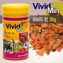 비비드 민 모든 열대어 전용사료, 12g, 1개