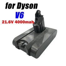 5.0ah 다이슨 V6 진공 청소기 충전식 리튬 배터리 DC59 61 62 72 74 SV03 04 05 06 07 09, 4000mah_CHINA_21.6 볼트