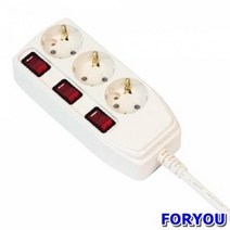 ForU551 써보니 3구 접지개별스위치멀티탭 M 박스 15개 가전용품 생활용품