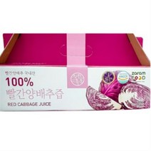 착한톡톡 빨간양배추즙, 80ml, 120개