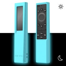 실리콘 케이스 삼성 스마트 TV BN59-01385B 01386D 태양 전지 원격 방진 커버 01385A TM2280E, 02 Blue-Luminous