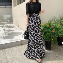 [썬데이베스트/무배] 드레시플로럴롱스커트