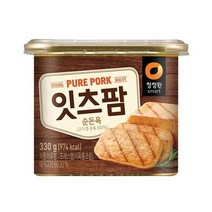 청정원 맛있는밑반찬 잇츠팜 통조림 햄 순돈육 추천 자취 캠핑음식 간단한요리 간편식 330g, 8개