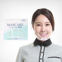 마스케어 M5 투명 위생 마스크 A타입, 1개, 위생마스크 M5(단품1개입), 1세트