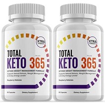 토탈 케토 365일 800mg 고급 다이어트 영양제 60 X 2병 120캡슐
