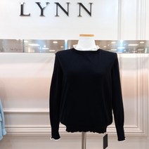 린 린 프릴포인트 하이넥 니트LCPOLB6300