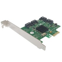 LANSTAR 4포트 SATA3 PCIe 카드 (LS-PCIE-4SATA) 확장카드-데스크탑용, 선택없음