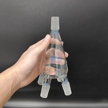 진공펌프 불박기FAPEI 회전 진공 수신기 용량 150mL 조인트 19/26 4 방향 증류 튜브, 01 150mL