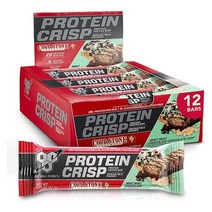 BSN 비에스엔 신타6 프로틴바 크리스피 민트 초콜릿 칩 57g x 12바 유청 단백질 웨이, 12개