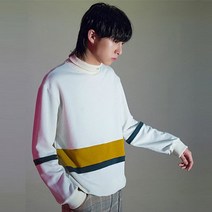 더그레이티스트 더그레이티스트 배색 목폴라 (아이보리) (1824317GA)