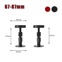 침대프레임 28-110mm 조정 가능한 나사산 침대 옆 프레임 흔들림 방지 도구 머리판 스토퍼 캐비닛 소파 홈, 03 67-87mm
