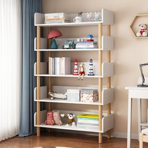 거실오픈 벽면책장 수납선반 인테리어 책장 2/3/4/5단 3사이즈, 3단-60*24*87cm