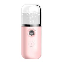 태닝머신 태닝기계 선텐기계 20ml 미니 나노 미스트 스프레이 페이셜 스티머 립스틱 핸드 헬드 페이스 가, 03 Pink