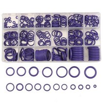 에어컨가스충전기 270pcs 18sizes 범용 자동차 에어컨 hnbr o 링 측정도구, 보라색