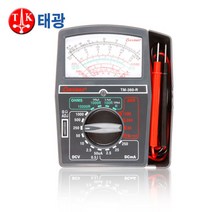 [∂LL7] 태광전자-아날로그테스타기 TM-360R 1000V (1EA) 측정용공구 테스터 작업 테스터기 직류전류증폭도기기 절연저항계 장비 용품_h§eEA, §본상품§e