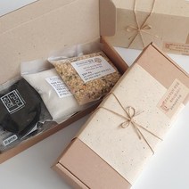 한지3종(하트미역+비온뒤 첫소금+잡곡세트) 함초소금 조문 웨딩 학원선물 유치원 어린이집 생일답례품 돌잔치답례품 퇴임 판촉물 입학 졸업 종업식 단체 선물 칠순 팔순 답례품, 하트미역+잡곡+천일염