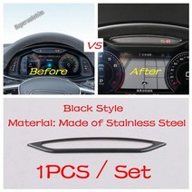 아우디 a6 c8 a7 2019 - 2021 계기판 콘솔 기어 시프트 패널도어 핸들 에어 ac 커버, 모델 g