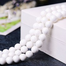 연화 [정품] 천연 백석 원석재료 4/6/8/10/12mm 5종, 12mm