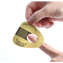 네일폼지 손톱 길이 길게 연장네일, 100장