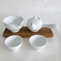 백자 무지 2인다기 세트 A