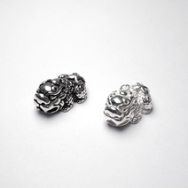 실버925 비늘 비휴 2size 참 팔찌 만들기 DIY 은 재료 악세사리 염주 부자재