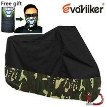 오토바이 커버 m l xl xxl xxxl xxxxl 유니버설 야외 uv 보호기 자전거 비 방진 스쿠터 커버 방수 15colors, 2101-2200mm용 2xl, 위장