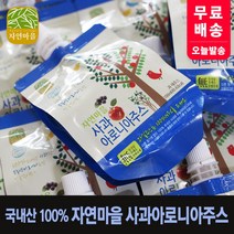 *본사판매* 자연마을 사과아로니아주스 착즙 과일 과채 사과즙 주스 유아음료, 20개, 100ml