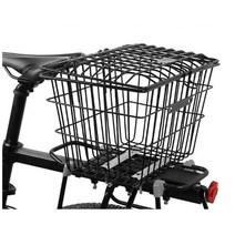 덮개있는 고정식 다용도 자전거 바구니 뚜껑 포함 짐바구니