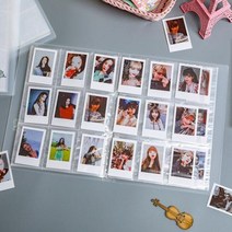 콜북 1단 2단 귀여운 포카 제작 포토 북 3 인치 Ins 투명 매트 폴라로이드 후지필름 사진 앨범 대용량 스타 체이싱 소형 카드 스토리지 컬렉션, 432 pockets