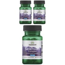 스완슨 셀레늄 컴플렉스 200mcg 캡슐, 90정, 3개